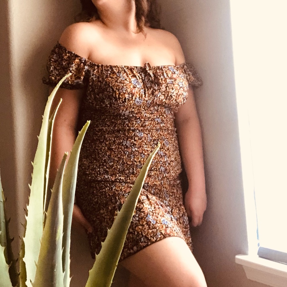 Cottagecore off Shoulder Dress